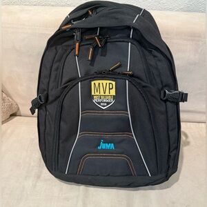 Basic Black Backpack for Men